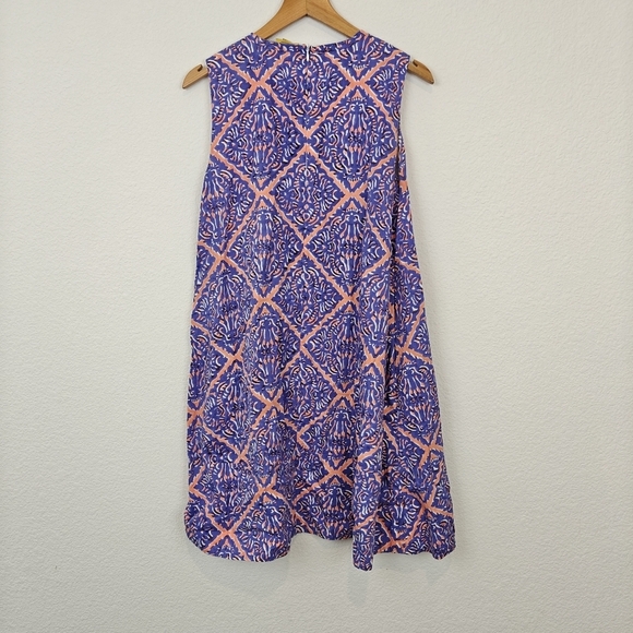 Roberta Roller Rabbit Women's Fabiola Talavera Shift Sleeveless Dress XS - Picture 6 of 11